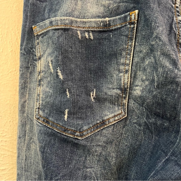 Philipp Plein super straight cut distressed jeans - Picture 10 of 12